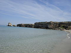 vista della spiaggia di Torre dell'orso